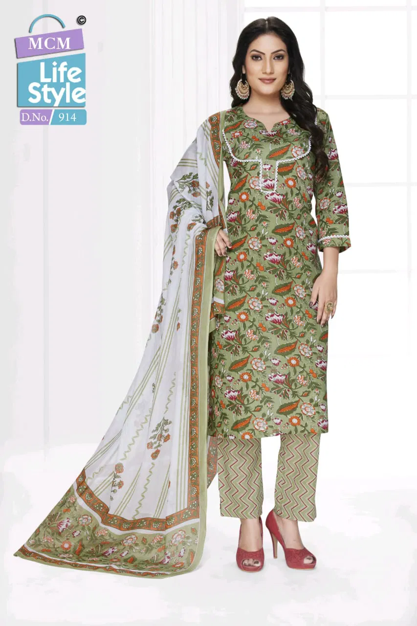 Pragya Vol 1 By Mcm Daily Wear Pure Lawn Cotton Readymade Dress Wholesale Shop In Surat
